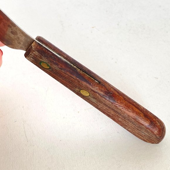 Bingo Prize Serrated Bar Knife Olive Skewer Steel Wood Handle from PA - Picture 12 of 12